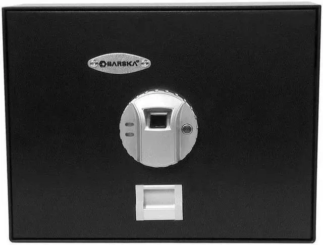 Alt view image 6 of 19 - Barska Top Opening Biometric Safe Black Top Opening Biometric Drawer Safe