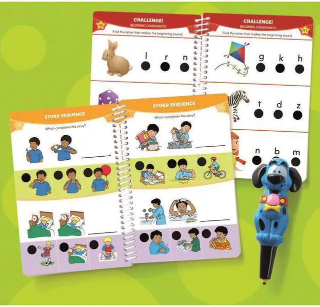 Alt view image 4 of 10 - Educational Insights Hot Dots Jr. Let's Master Pre-K Reading Set with Ace Pen