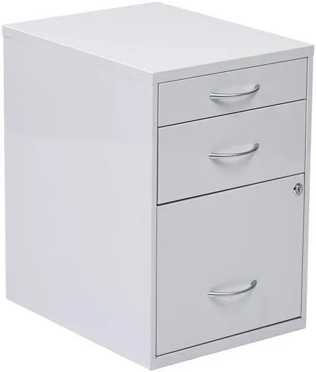 Alt view image 2 of 7 - Avenue 6 Office Star HPBF11 22 in. Pencil- Box- Storage File Cabinet - White