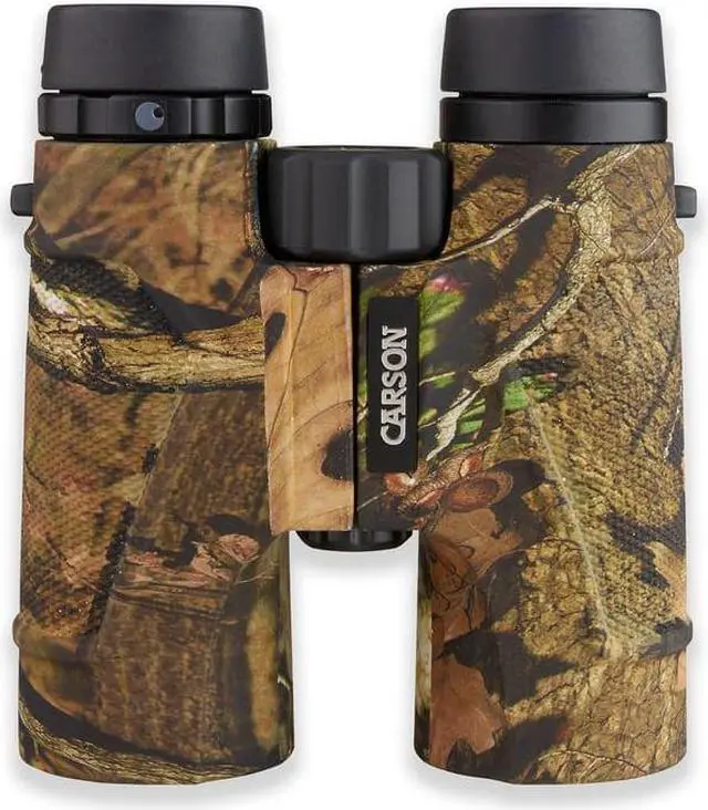 Alt view image 4 of 8 - Carson 3D 10x42 Full Size Waterproof Birding Binoculars w/ ED Glass,Mossy Oak TD