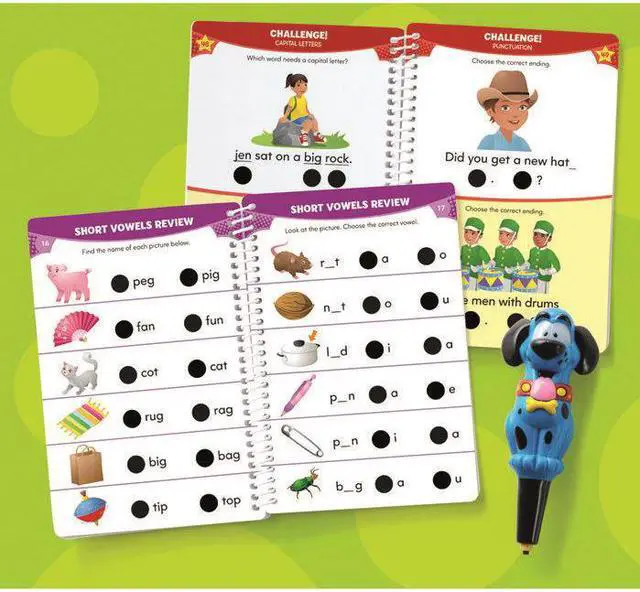 Alt view image 5 of 13 - Educational Insights Hot Dots Jr. Let's Master Kindergarten Reading Set with