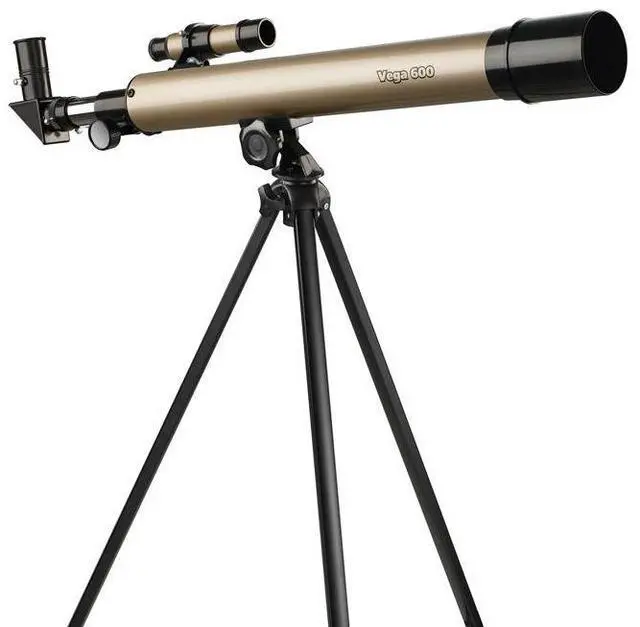 Alt view image 4 of 13 - Educational Insights 5248 GeoSafari Vega 600 Telescope 2 Elements - 30x to 150x Magnification - 50 mm Aperture - 600 mm Focal Length - Silver