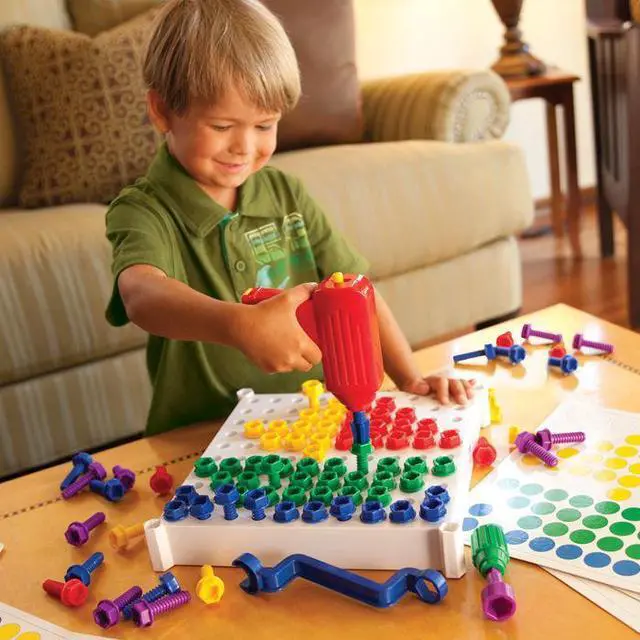 Alt view image 7 of 20 - Educational Insights Design and Drill Activity Center