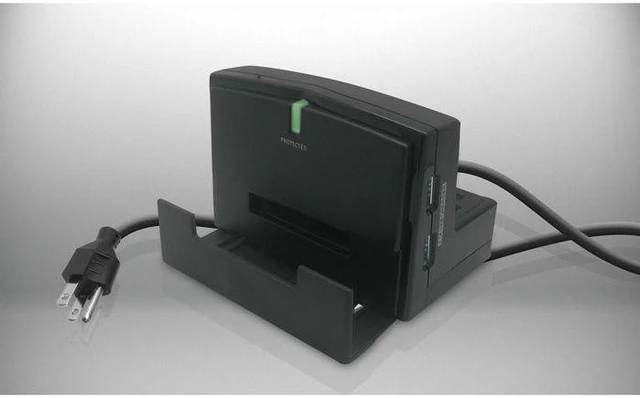 Alt view image 2 of 5 - MOBILE/ TABLET STAND POWER STATION WITH 2 USB PORTS
