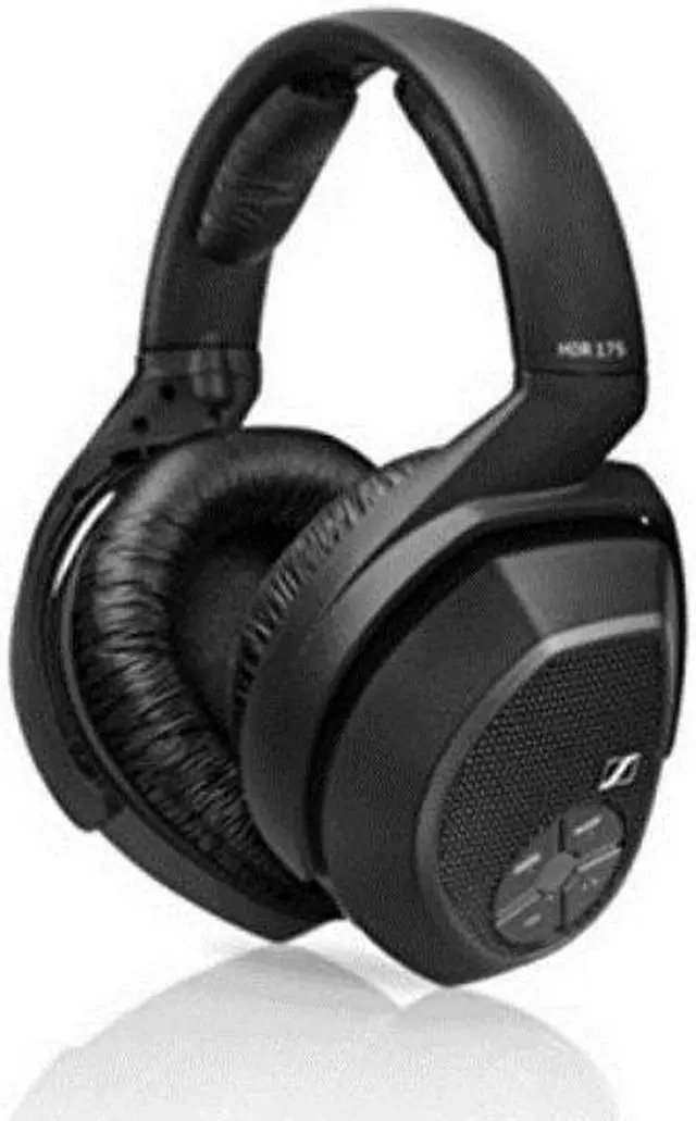 Alt view image 9 of 20 - Sennheiser RS 175 Black HDR 175 Yes Connector Circumaural Headphone/Headset