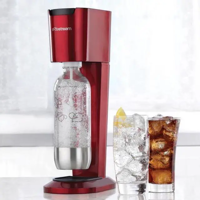 Alt view image 4 of 4 - SodaStream Pure Sparkling Water & Soda Maker, Red