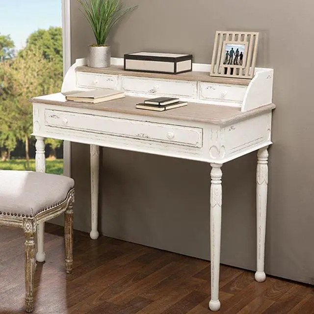 Alt view image 3 of 9 - Baxton Studio Anjou Traditional French Accent Writing Desk
