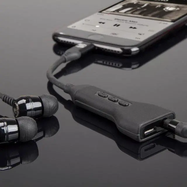 Main image of Scosche Headphone Adapter with Charge Port for iPhone 7, iPhone 7 Plus