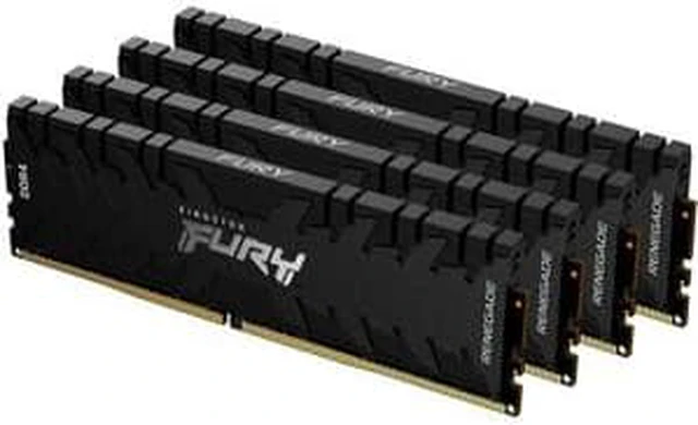 Alt view image 7 of 9 - 128GB Kingston Fury Renegade 3200MHz DDR4 Quad Memory Kit (4 x 32GB)
