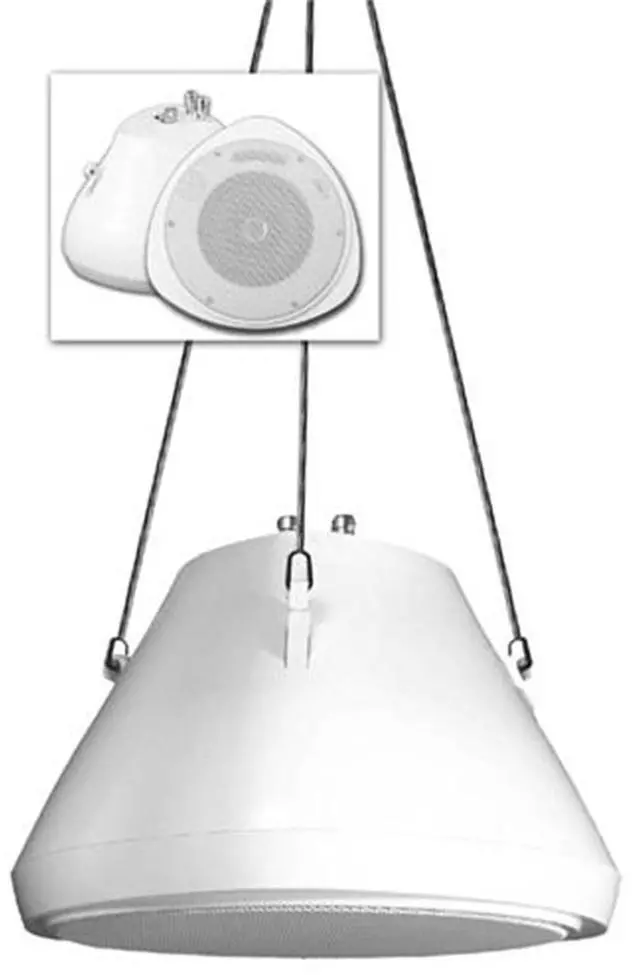 Main image of Speco SPC-SP30PT 30Watt RMS 5.25 Pendant Speaker and Chain