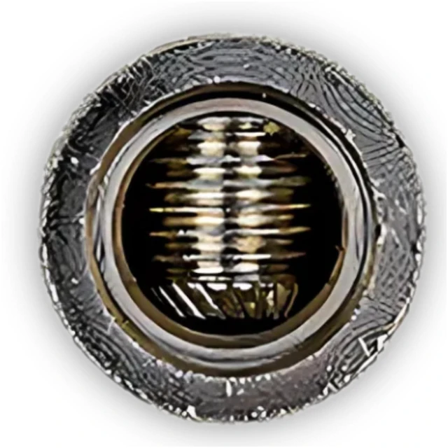 Alt view image 5 of 7 - Audiopipe IS424 Pipemans Installation Solution 4 Gauge Coupler - Nickle Plated Finish With Set Screw