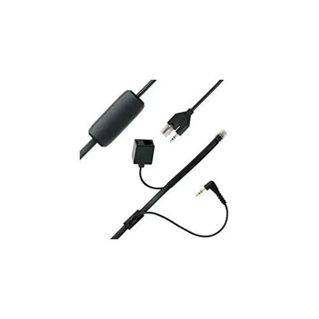Alt view image 2 of 3 - Plantronics APD-80 Electronic Hook Switch Adapter (87327-01),Black