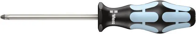 Main image of Wera 05032021001 Kraftform Stainless 3350 PH Stainless Steel Phillips Screwdriver, Lasertip, PH 1 Head, 3-1/8" BladeLength