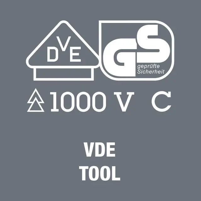 Alt view image 2 of 7 - 05006160001 Kraftform Plus VDE 165i Pozidriv Insulated Screwdriver, PZ 0 Head, 3-1/8" Blade Length