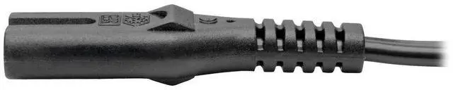 Alt view image 8 of 11 - Tripp Lite by Eaton European Computer Power Cord C7 to Schuko 2.5A 250V 18 AWG 6 ft. 1.83 m Black