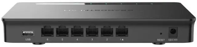 Alt view image 3 of 3 - Grandstream Multi-WAN Gigabit VPN Wired Router, 6 x GigE GWN7001