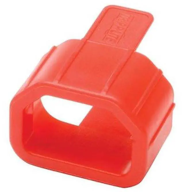 Alt view image 4 of 5 - Tripp Lite PLC13RD PDU Plug Lock Connector C14 Power Cord to C13 Outlet, Red - 100 Pack