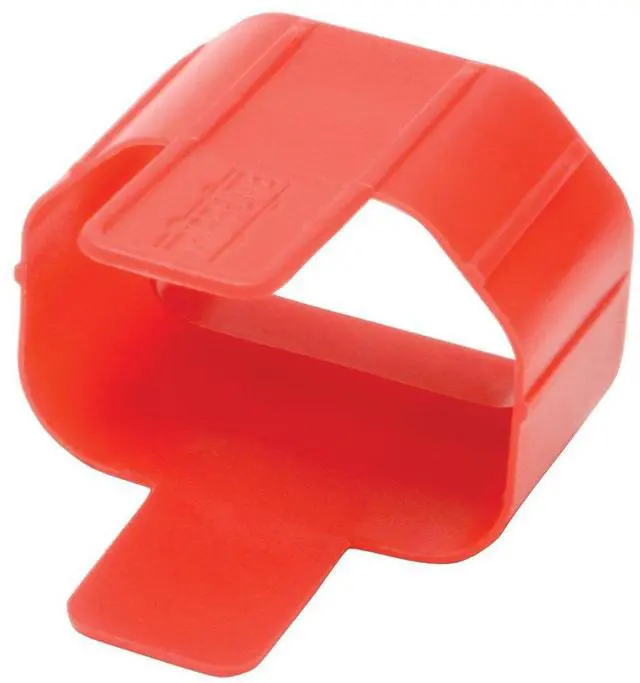 Alt view image 3 of 5 - Tripp Lite PLC13RD PDU Plug Lock Connector C14 Power Cord to C13 Outlet, Red - 100 Pack