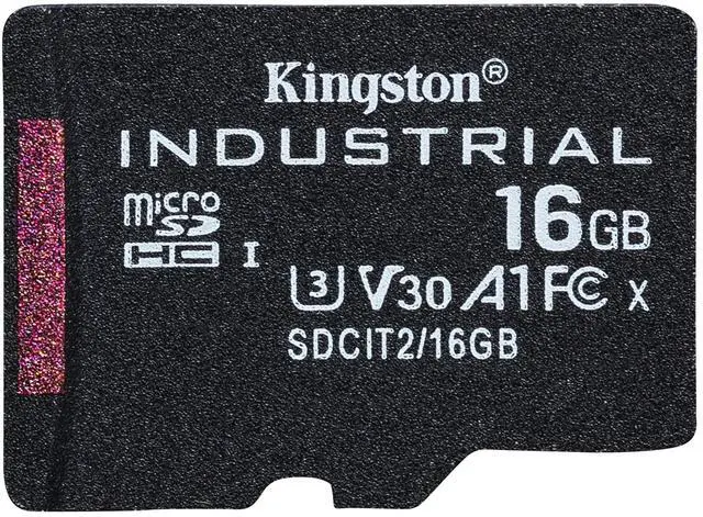 Alt view image 14 of 19 - Kingston Industrial 16 GB Class 10-UHS-I (U3) V30 microSDHC