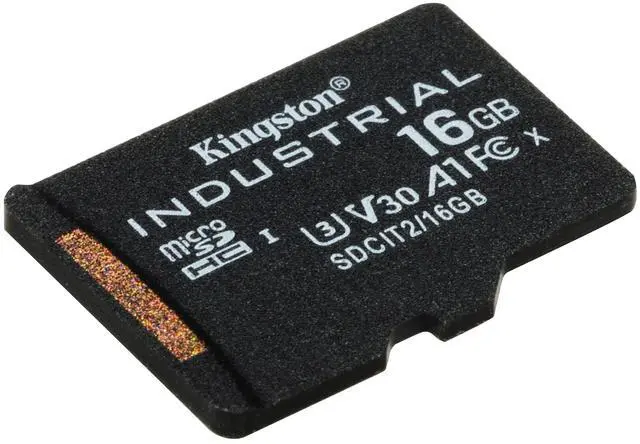 Alt view image 15 of 19 - Kingston Industrial 16 GB Class 10-UHS-I (U3) V30 microSDHC