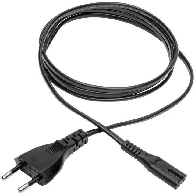 Alt view image 9 of 11 - Tripp Lite by Eaton European Computer Power Cord C7 to Schuko 2.5A 250V 18 AWG 6 ft. 1.83 m Black