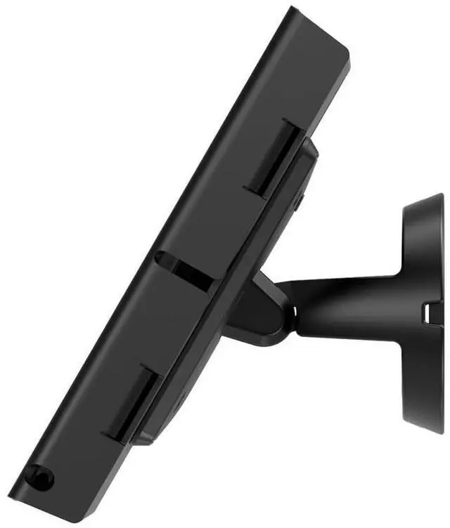 Alt view image 3 of 5 - Compulocks Galaxy Tab S9, S9FE, and S10 Apex Enclosure with Bow Tilting Wall Mount, Ideal for Offices, Events, and Receptions - Black