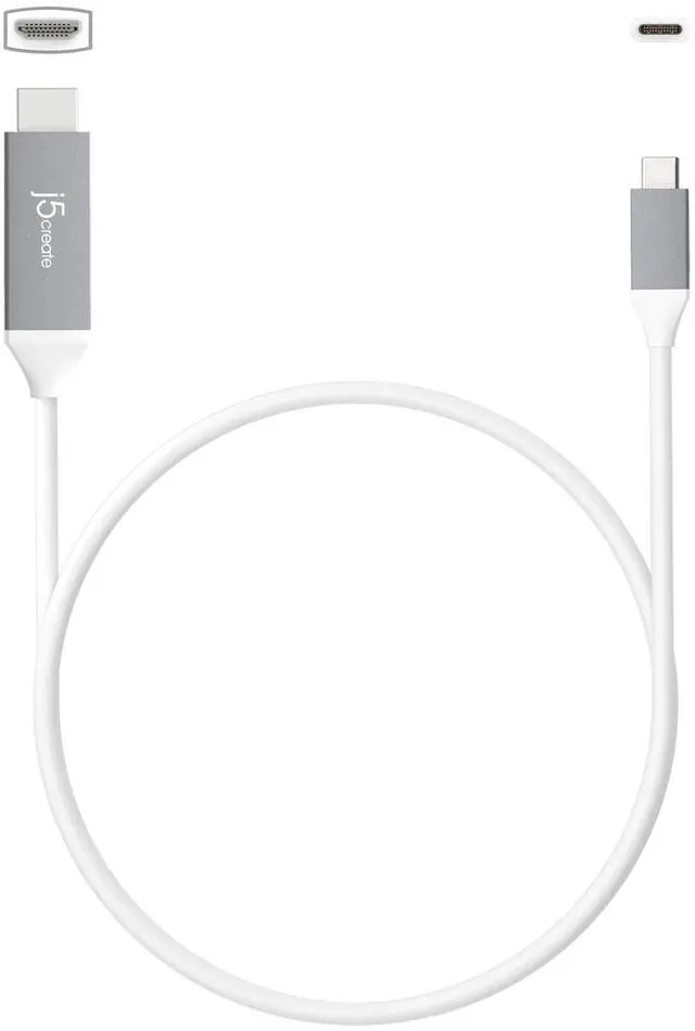 Alt view image 14 of 15 - j5create USB-C to 4K HDMI Cable