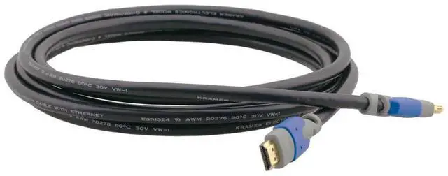 Alt view image 3 of 4 - KRAMER ELECTRONICS 97-01114050 HDMI (M) TO HDMI (M) HOME CINEMA HDMI CABLE WITH ETHERNET SUPPORT  50FT