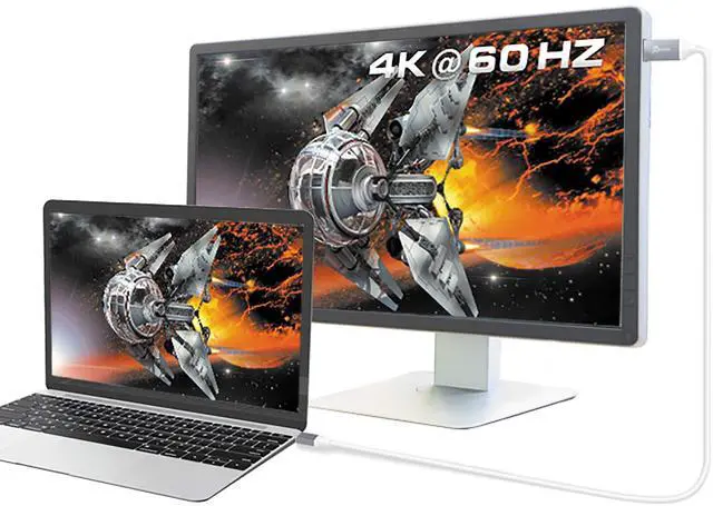 Alt view image 11 of 15 - j5create USB-C to 4K HDMI Cable