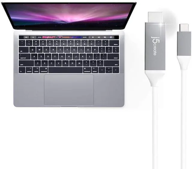 Alt view image 13 of 15 - j5create USB-C to 4K HDMI Cable