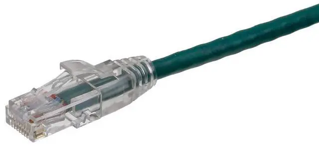Main image of Axiom 6-Inch Cat6 550MHz Patch Cable Clear-Snagless Universal Boot (Green)