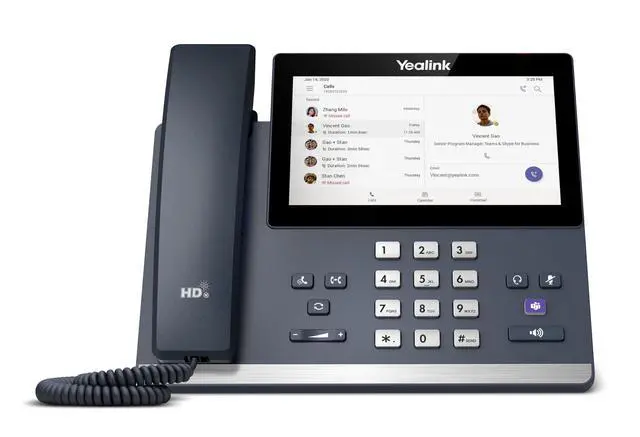 Alt view image 4 of 6 - Yealink MP56 E2 Teams VOIP Desk Phone 1301017 (Power Adapter NOT Included)