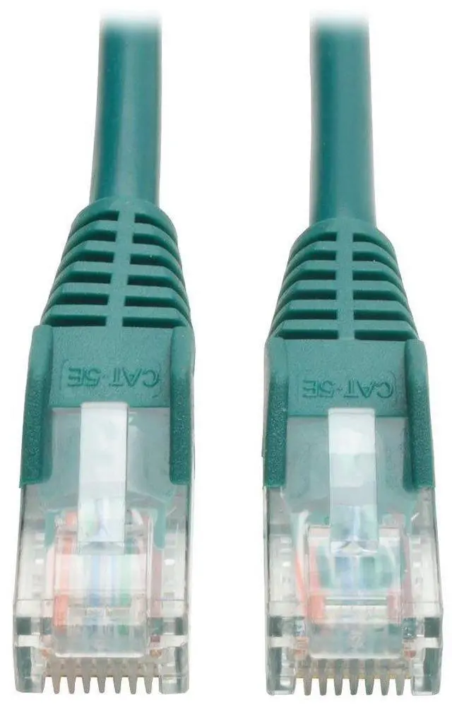 Main image of Tripp Lite Cat5e 350MHz Snagless Molded Patch Cable (RJ45 M/M) - Green, 7-ft.(N001-007-GN)