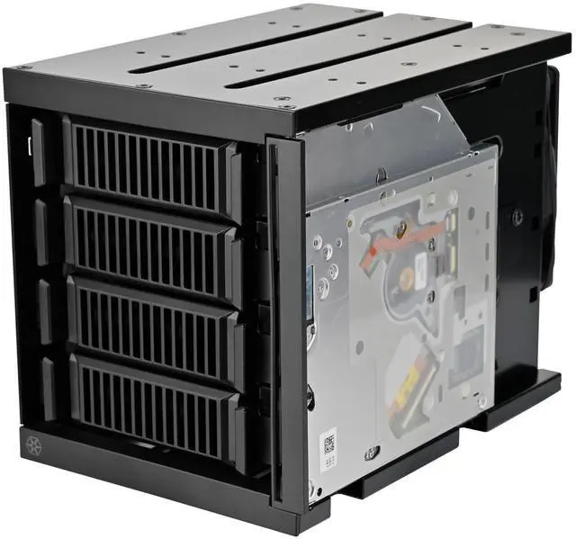 Alt view image 8 of 8 - Silverstone Technology FS304-V Three 5.25" Device Bay to Four 3.5" SAS 12G / SATA 6Gbit/s Hot-Swap Cage