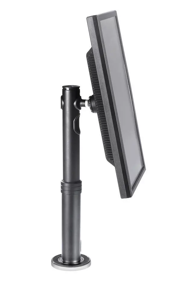 Alt view image 7 of 9 - atdec sd-pos-ha height adjustable pos mount with advanced security features and 75x75/100x100 vesa support for displays up to 44-pound, black