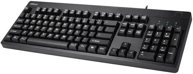 Alt view image 18 of 20 - Adesso EasyTouch AKB-630FB Keyboard - Cable Connectivity - USB Interface - 104 Key(s) - Home, Email, Previous Page, Internet Page Forward, Search, Volume Down, Volume Up, Play/Pause, Stop, Previous Tr