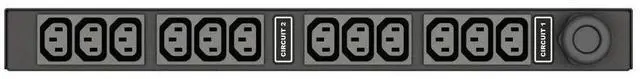 Alt view image 6 of 6 - Vertiv Geist Basic Rack PDU - (12) IEC C13| 30A| 208V| L6-30P| 4.9kW| RPDU VP9571A