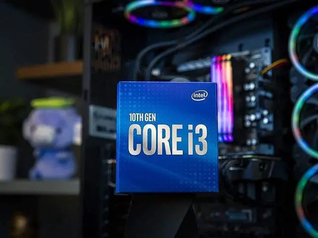 Alt view image 9 of 9 - Intel Core i3-10100 (Base Clock 3.60GHz; Socket LGA1200; 65 Watt) Box
