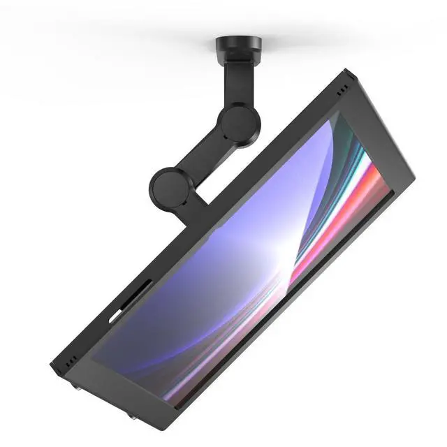 Alt view image 3 of 4 - Compulocks Galaxy Tab S9/S10 Ultra 14.6" Apex Enclosure Core Stand Design with Slim Fit, Tablet Protection Accessories Secure Ultimate User-Friendly Stand for Meeting and Business Events - Black