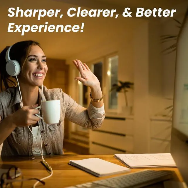 Alt view image 12 of 14 - Centon OTM Basics 360 USB Webcam With Microphone 2MP HD Stand Mount