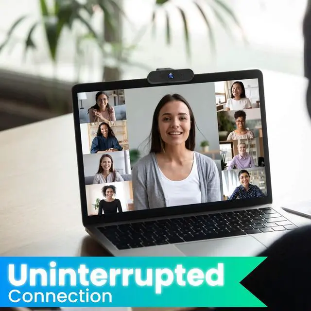 Alt view image 14 of 14 - Centon OTM Basics 360 USB Webcam With Microphone 2MP HD Stand Mount