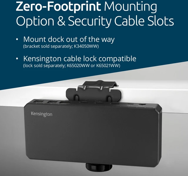 Alt view image 6 of 6 - SD4760P 11-in-1 USB-C Docking Station Triple Monitor DisplayLink, 3xHDMI, 100W Charging for Laptop, 6xUSB A, Ethernet, Audio, for Mac and Windows Driver Require K33622NA, Black