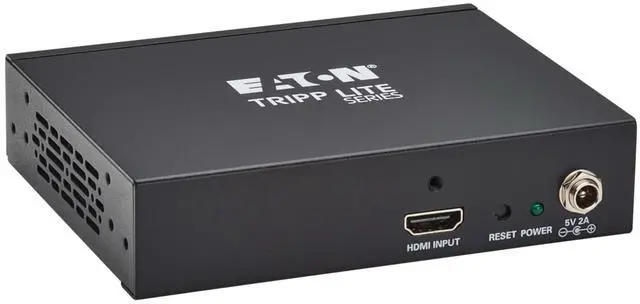 Main image of Tripp Lite Series 4-Port HDMI Splitter, 8K@60Hz, 1 in 4 Out, Mirror/Duplicate Only, Multi-Resolution Support, Mounting Kit, International Power Adapter, Plug-and-Play, 1-Year Warranty (B118-004-8K)