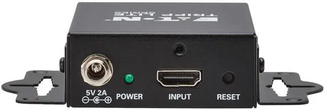 Alt view image 2 of 7 - Tripp Lite Series 2-Port HDMI Splitter, 8K@60Hz, 1 in 2 Out, Mirror/Duplicate Only, Multi-Resolution Support, Mounting Kit, International Power Adapter, Plug-and-Play, 1-Year Warranty (B118-002-8K)