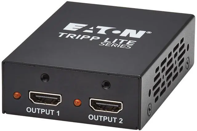 Alt view image 7 of 7 - Tripp Lite Series 2-Port HDMI Splitter, 8K@60Hz, 1 in 2 Out, Mirror/Duplicate Only, Multi-Resolution Support, Mounting Kit, International Power Adapter, Plug-and-Play, 1-Year Warranty (B118-002-8K)
