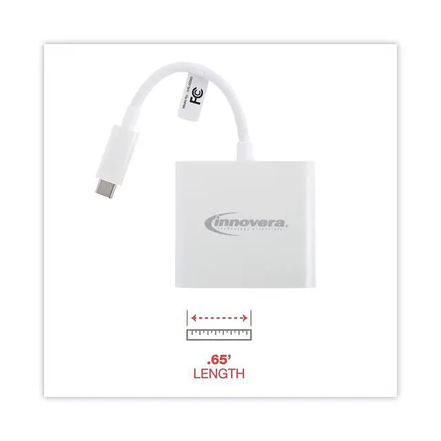Alt view image 20 of 20 - Innovera Usb Type-C Hdmi Multiport Adapter, Hdmi; Usb-C; Usb 3.0 50000