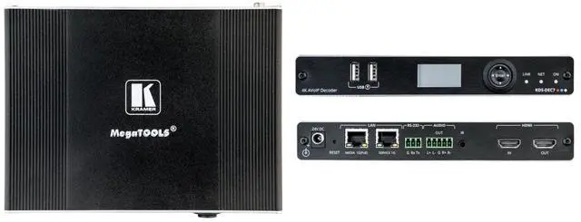 Alt view image 2 of 4 - Kramer KDS-DEC7 4K60 4:2:0 High-Performance AVoIP Decoder