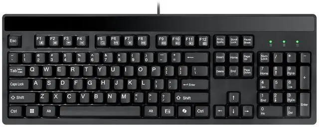 Alt view image 14 of 20 - Adesso EasyTouch 130 Full Sized Wired Mechanical Keyboard With CoPilot AI Hotkey - Cable Connectivity - USB Interface - RGB LED - 104 Key(s) - CoPilot, Multimedia Hot Key(s) - Windows, Mac OS - Englis