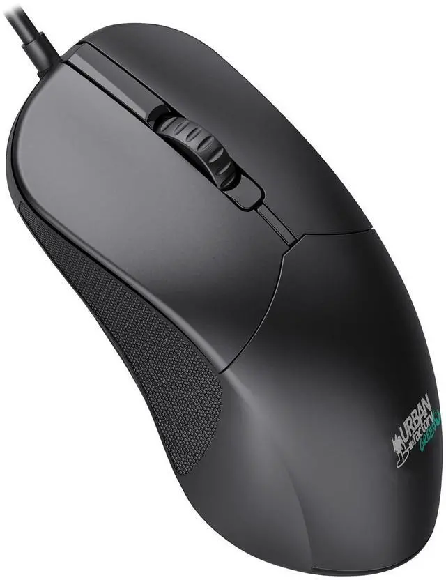 Alt view image 4 of 4 - Urban Factory CYCLEE Eco-Designed Ambidextrous Computer Mouse, Black GWM01UF