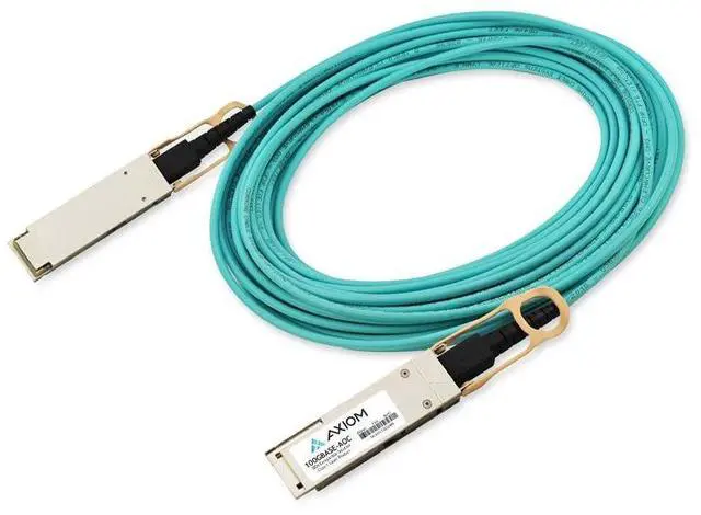Alt view image 2 of 2 - 10437-AX 20 m 100GBASE-AOC QSFP28 Extreme Compatible Active Optical Cable